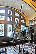 Complete Maximilian tournament harness at Peleș Castle[11]