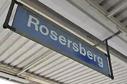 Station sign