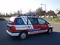 Mark 1A Sharan in use as a paramedic vehicle in Roskilde, Denmark