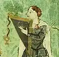 Circa 1075-1100 A.D., Lower Saxony. Rotte psaltery from Klosterneuburg, Augustinian Canonry, Cod. 987 'Prayer book of Leopold the Saint'