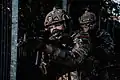 Royal Marines demonstrating their newly adopted MultiCam uniforms in 2020