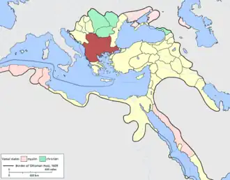 The Rumelia Eyalet in 1609