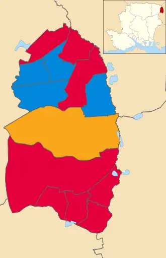 2023 results map