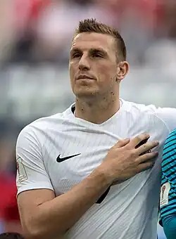 Chris Wood, the most expensive Oceania player (OFC)