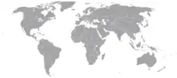 Map indicating locations of São Tomé and Príncipe and Taiwan