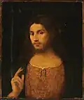 Palma il Vecchio, Head of Christ, 16th century, Italy