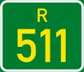 Regional route R511 shield