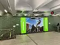 Westbound T platform entrance