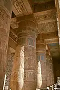 Ceiling decoration in the peristyle hall