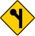 P-11-9 Skewed side road with dead end