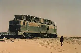 Locomotive CC05, photographed in 1994.