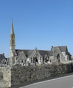 The parish church in Saint-Nic