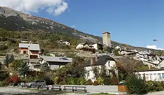 The village of Saint-Clément-sur-Durance