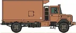 Illustration of SAMIL 50 pantry vehicle