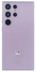 Back view of the Samsung Galaxy S23 Ultra