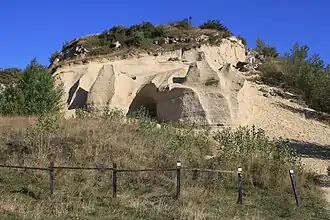 Sandberg&nbsp;[cs; sk; sv], paleontological site