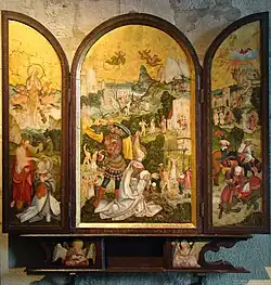 Barbara-Altar (1510), St. John's Church, Schwaigern&nbsp;[de]