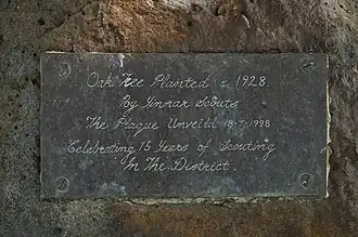 Scouts Plaque