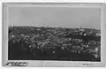 Bird's eye view of Seattle looking east