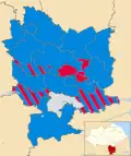 2011 results map
