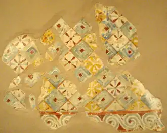 Painted ceiling decoration from the tomb of Senenmut (SAE 71). Now in the Metropolitan Museum.