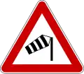 Crosswinds from right