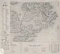 1945 US AMS map showing, near the bottom, "No Jima", between "Ō-shima" and "U-shima", and "Taisaki-Shima", immediately to the south