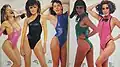 The 1980s beauty ideal was still thin, but toned without being too muscular; thus aerobics became popular. The decade also epitomized over-the-top fashion.[174]