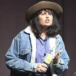 Sharon Abreu as Hunter Lovins: 'Help Me Lose a Bottle of Whiskey'