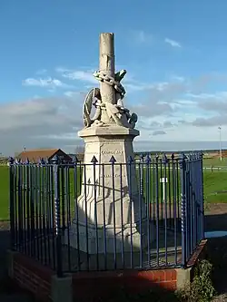 Memorial: Wells lifeboat disaster of 29 October 1880.