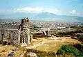 Ruined Fatih Sultan Mehmet Mosque within Rozafa fortress, Shkodër.