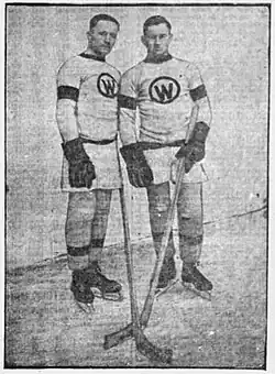 Shorty & Wilfred Veno with the Westminster Hockey Club (1921–22)