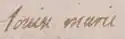 Louise of France's signature