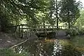Outflow of the Silberteich into the Brunnenbach from the lake...