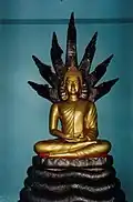Statue of sitting Buddha, Rangamati