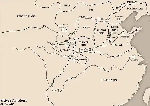 Ran Wei in 350 AD