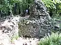 Former main tower - view from the other side