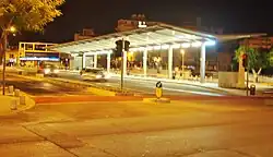 Solomou Square as seen from Omirou Street.