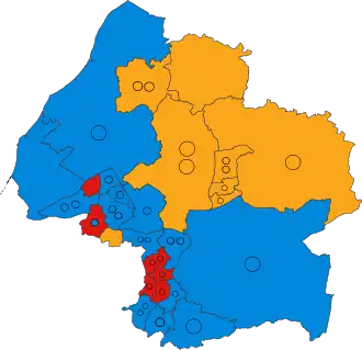 2019 results map