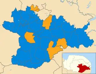 2011 results map