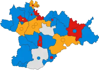 2023 results map