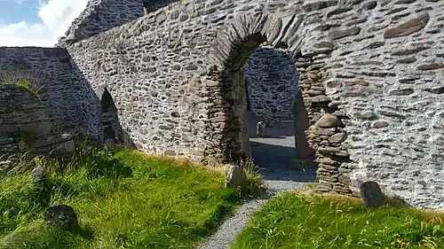 View of south wall