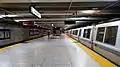 A train at Embarcadero station, 2018