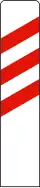 P-9a Proximity of a level crossing or a moving bridge (right side)