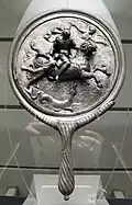Silver, Roman, 150-200 CE, with unusually high relief