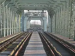 The old tracks on De Hef seen from the Noordereiland