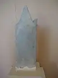 Stele with palms