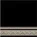 Tellerkappe insignia. A black rectangle with two horizontal, gray stripes near the bottom, one wider with a zigzag pattern.