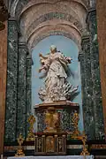 Saint Agnes on the Pyre by Ferrata