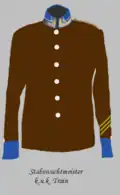 Stabswachtmeister train troops 1913-1914 (more than 9 years in service)